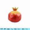 Modelo de fruta de plástico para simulação, maçã falsa, pêssego, pera, enfeites de decoração para armário de fazenda, adereços de educação infantil