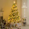 Árbol de Navidad Modelo Nuevo 2026 con Luces para Uso Doméstico, Paquete Premium 1.38m Adornos Grandes que se Iluminan para Decoración Navideña