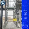 Elevador de Carga Industrial Interno de Dois Andares 3t Bancada Extra Longa Armazém Elétrico Tipo Corrente Guia Trilho Plataforma Ajustável