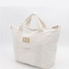 Bolsa de Mão de Lona Personalizada de Fábrica 12 Oz Cor Sólida Grande Capacidade Ombro Único Transversal Bolsa de Lona para Uso Externo Presente Bolsa de Praia