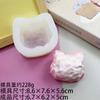 Molde de silicona con forma de gatito de dibujos animados, para hacer tú mismo, decoración de pasteles de chocolate, herramientas para hornear, molde de jabón de yeso