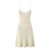 Vestido de Tricô Americano Spice Girls Costas Nuas Alcinha Feminino Sexy Slim-fit Saia Evasê para Primavera e Verão 2025