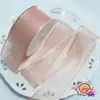 Cinta de tul triangular brillante de doble cara, material para lazo de accesorio para el cabello DIY hecho a mano, accesorio para sombrero de paja de ropa, empaque de caja de regalo