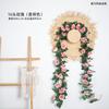 Artificial flor videira rosa rattan casamento decoração interior tubo enrolando peônia flor tira flor artificial flor teto flor artificial videira