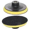 Ventosa para Esponja de Lijado, Disco Autoadhesivo, Bandeja de Disco Pegajoso para Pulir, Lijadora de Disco de Velcro, Ventosa para Hoja de Lija Flockada