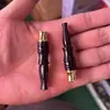 Varilla para fumar de palo de rosa, Pipa de fumar de madera antigua, Varilla para fumar hecha a mano, Portacigarrillos de circulación, Filtro, Pipa de fumar de doble propósito