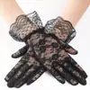 Mangas de Protección Solar Transfronterizas Verano Largas Halloween Mangas para Brazos Encaje Elegante Finas Mujeres Conducir Transpirables Guantes sin Dedos