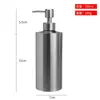 Botella Cilíndrica Spot para Loción Botella Recta para Gel de Ducha Dispensador de Jabón de Acero Inoxidable 304 250ml 350ml 550ml