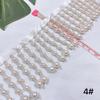Punto de fábrica hecho a mano con cuentas de perlas y borla de cristal de encaje colgante Hanfu accesorios para ropa étnica y cortinas