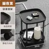Mesa de Café Estilo Nuevo Mahjong, Estante para Tés, Estante de Almacenamiento para Mesa de Mahjong, Mesa Auxiliar Pequeña, Mesa de Té Móvil para Jugar Cartas en la Sala de Juegos