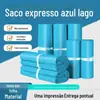 Saco de Embalagem Blue Express Impermeável Novo Material Saco de Embalagem Espessado Saco Inteiro E-commerce Autoadesivo Plástico Saco de Embalagem para Entrega