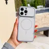 Funda magnética de textura fina adecuada para la funda del teléfono Apple 17PROMAX, funda IP16 de corte de precisión de alta gama con bloqueo de color, IP15