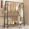 Perchero de Pie para Dormitorio, Perchero Simple, Colgador de Ropa, Estante de Almacenamiento Interior, Barra para Secar Ropa