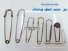 [Atacado do Fabricante] Alfinetes de Segurança, Alfinetes Coloridos, Broches Pintados, Alfinetes Grandes de Metal, Acessórios de Costura, Artesanal
