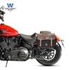 Coche musculoso Wolf adecuado para Harley Street Fighter 114 bolsa lateral bolsa lateral caja lateral retro modificación bolsa para casco impermeable liberación rápida