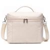 Bolsa de Almuerzo Aislada, Bolsa Aislada de Doble Capa, Bolsa de Picnic para Exteriores de Gran Capacidad, Bolso Satchel de Hombro, Bolsa de Hielo para Conservación de Frescura y Mantenimiento del Frío