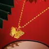 Popular Collar Colgante de Flor de Lujo, Cadena para Clavícula, Colgante de Rosa con Forma de Corazón, Collar de Trébol de la Suerte Chapado en Cobre y Oro, Suministro al Por Mayor