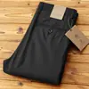Pantalones largos de modal finos de alta gama para verano, cómodos, transpirables, para hombre, sin planchado, elásticos, rectos, de estilo business casual