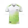 Camiseta de Bádminton Estilo Coreano Top Unisex Competición Secado Rápido Manga Corta Transpirable Absorbe la Humedad Evapora el Sudor Entrenamiento Competición Uniforme de Equipo
