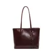 Bolso de hombro de gran capacidad para mujer, estilo nuevo, adecuado para estudiantes, diseño retro, alto atractivo estético, bolso tote para mujer, producto transfronterizo