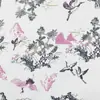 Capa para bolsa de roupas de algodão estampado, malha de algodão classe A para bebês, 300 peças, estampado, dupla face