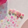 Tomoni Pegatinas Finas Resistentes para Uñas Explosiones Papelería Japonesa Pegatinas para Uñas Infantiles Wang Wang Pegatinas Tribales para Uñas Mezcla