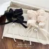 Coreia do Sul Alta Qualidade Suave Laço de Miçangas Argola de Cabelo Doce Versátil Alta Elasticidade Corda de Cabelo de Pérola