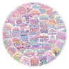 100 Pegatinas Inspiradoras de Graffiti Clásico Chino para Niños, Frases Inspiradoras, Cuadernos Decorativos Creativos, Pegatinas Impermeables