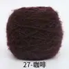 0.15kg Hilo de Terciopelo de Ardilla de Grosor Medio para Tejer Sombrero Hilo para Ramo de Flores Manta Rosa Hilo Worsted para Tejer a Mano