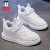 Zapatos Infantiles Bobodou Zapatos Blancos para Niños 2026 Nuevo Estilo Primavera/Otoño Superficie de Malla Zapatillas de Tabla para Niñas Zapatos Deportivos Blancos para Niños
