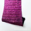 Tela plisada de rayas de nube coloridas elástica, tela con acabado bronceado, tela suave arrugada, caída cómoda, tela para ropa formal, tela para ropa de actuación de danza
