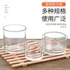 Vaso Transparente para Velas Perfumadas de Vidrio Vaso Vacío Tarro para Velas DIY Portavelas para Hogar Hotel Vidrio de Cera de Soja
