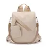 Mochila de Temperamento a la Moda para Mujer 2026 Nuevo Estilo Versátil para Viaje Ligera Mochila para Dama Bolso Pequeño para el Trabajo y la Escuela
