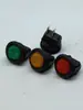 Interruptor redondo KCD1 tipo barco, con una apertura circular de 20 mm, un interruptor basculante de dos polos y dos posiciones, adecuado para interruptores de encendido de electrodomésticos pequeños