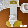 Calcetines sin pies estilo Miu estilo Ballet para Mujer, Calcetines Finos de Verano para Pantorrilla, Color Sólido, Adelgazantes, Embellecedores de Piernas, Calcetines Apilados de Doble Aguja