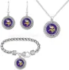 El Conjunto Más Popular de Amazon: Pulsera, Collar y Aretes del Equipo Cabra de Fútbol de la NFL