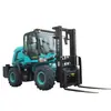 Veículo de Transporte de Engenharia Empilhadeira Todo-o-Terreno Off-Road Empilhadeira Off-Road de 5 Toneladas com Guindaste de Cauda Empilhadeira Multifuncional a Diesel
