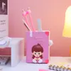 Nuevo Adorno de Escritorio Personalizado: Lámpara Portalápices de Buda Brillante Creativa y de Moda, Decoración de Almacenamiento Regalo