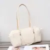 Bolso de Piel Genuina para Mujer 2026 Nuevo Estilo Coreano Piel de Vaca de Primera Capa Bolso Tipo Bowling Moderno Versátil Bolso de Hombro de Alta Gama para Mujer