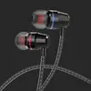 Auriculares in-ear de plástico para bajo VPB V1 control por cable universal para teléfono móvil con micrófono tapón para los oídos HiFi lote