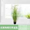 Cana Artificial, Grama Cebola, Plantas em Vasos Grama Cauda de Cachorro Estilo Nórdico, Decoração de Cena de Casamento Estilo Pastoral, Plantas Verdes Artificiais