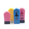 Botella de Plástico HDPE de 70ml para Apretar con Tapa abatible Botella Plana de 50ml para Protector Solar Botella para Crema de Manos Empaque Botella Vacía