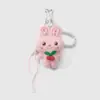 Explosões Transfronteiriças em Desenho Animado Fofo de Alto Valor de Cor Pérola Imitação Contas Pelúcia Cereja Coelho Boneca Chaveiro DIY
