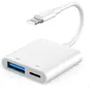Transfronteiriço Adequado para Cabo Adaptador Otg da Apple Porta USB Dois em Um Teclado Câmera Iphonex iPad Otg