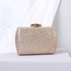 Bolso de mano para mujer, nuevo, brillante, de moda, para mujer, bolso de noche combinable, bolso de noche para banquete, bolso cruzado, bolso tipo caja