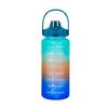 Vaso de agua de gran capacidad unisex vaso con boquilla botella de agua para exteriores botella de agua deportiva vaso de plástico resistente a altas temperaturas juego de tres piezas