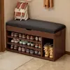 Banco para zapatos zapatero zapatero simple entrada de casa puerta de entrada cojín suave acolchado armario de almacenamiento puerta de zapatero armario integrado