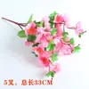Flor Seca Única Flor de Seda Flor Artificial Buquê Decoração de Plástico Enfeites para Sala de Estar Arranjo de Flores Flor para Performance de Dança de Cerca