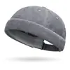 Novo Gorro de Algodão Lavado para Primavera e Outono para Casais, Chapéu Tang de Topo Macio Hip-Hop de Rua, Chapéu de Proprietário Versátil para Todas as Estações para Homens, Transfronteiriço