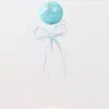 Lollipop de Lazo de Cinta Amoroso Bol de Lentejuelas Enchufe Decorativo para Pastel de Cumpleaños Adornos de Fiesta Mesa de Postres